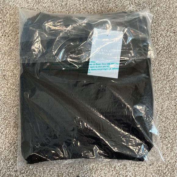 NWT Hill House Akilah Nap Dress in Black Poplin M - Picture 3 of 8